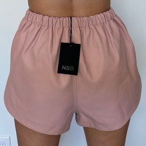 SOLD OUT Faux Leather High Rise Short